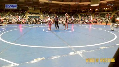 100 lbs Round Of 16 - Kierra Keys, MilLard South Wrestling Club vs Adalee Burkhart, Coweta Tiger Wrestling