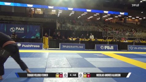 Nicolas Andres Alarcon vs Thiago Veloso Ferrer 2025 Pan Jiu Jitsu IBJJF Championship