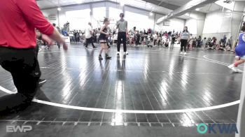 75 lbs Rr Rnd 5 - Zarinity Shaver, Checotah Matcats vs Beau Horawa, Verdigris Youth Wrestling