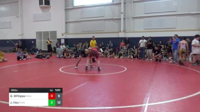 96 lbs 3rd Place - Dominic Difilippo, Rogue W.C. (OH) vs Jackson Hoy, Phoenix W.C.
