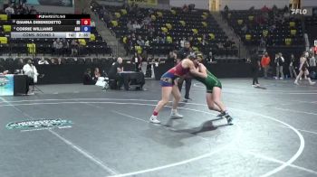 138 lbs Cons. Round 3 - Gianna Dibenedetto, Emmanuel University vs Corrie Williams, Adams State