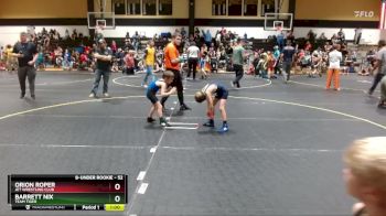 52 lbs Cons. Semi - Barrett Nix, Team Tiger vs Orion Roper, JET Wrestling Club