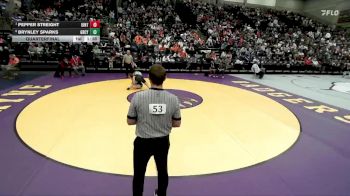 4A 145 lbs Quarterfinal - Pepper Streight, Uintah vs Brynley Sparks, Green Canyon