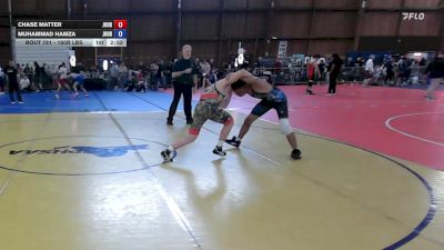 160B lbs Rr Rnd 5 - Chase Matter, Journeymen vs Muhammad Hamza, Journeymen