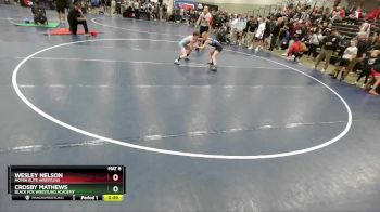 75 lbs Cons. Round 3 - Crosby Mathews, Black Fox Wrestling Academy vs Wesley Nelson, Moyer Elite Wrestling