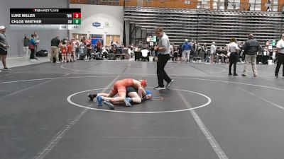 84 lbs Round 1 (6 Team) - Luke Miller, Titan WA vs Chloe Winther, Scuffle Misfits