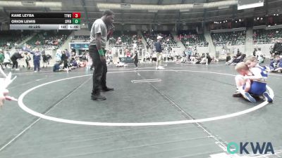 49 lbs Quarterfinal - Kane Leyba, TTWC Red vs Orion Lewis, Sperry Wrestling Club