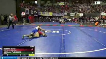 Cons. Round 3 - Tommy Reske, Dawson Co. (Glendive) vs Kendall Pleninger, Havre