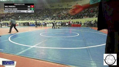 88 lbs Round Of 64 - Will Parcell, Piedmont vs Drayton Jones, Lincoln Christian