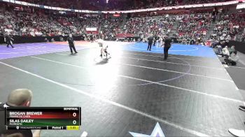 D2-170 lbs Semifinal - Silas Dailey, Plymouth vs Brogan Brewer, Prairie Du Chien