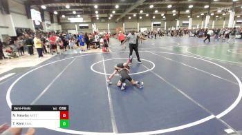 58 lbs Semifinal - Nixon Newby, Westlake WC vs Tayven Kem, Ravage