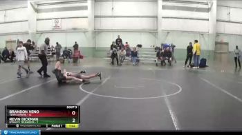 92 lbs Round 3 (8 Team) - Revin Dickman, Dynasty Crusaders vs Brandon Veno, Terps Xtreme