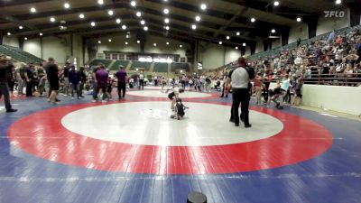 46 lbs Final - Beau Johnson, Jackson County Wrestling Club vs Carter Bagwell, Foundation Wrestling