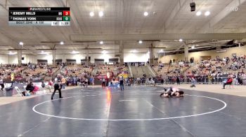 A 150 lbs Semifinal - Jeremy Mills, Montgomery Central High School vs Thomas York, Station Camp High School