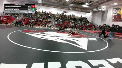 190 lbs Championship Bracket - Makenzie Willis, Doherty vs Brenna Brummet, Eaglecrest