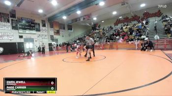 135 lbs Cons. Semi - Paige Carrier, Westview vs Gwen Jewell, Esperanza