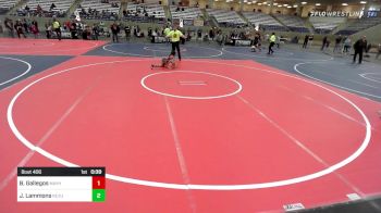 58 lbs Rr Rnd 1 - Breanna Gallegos, Mayhem vs Jansen Lammons, ReZults Wrestling