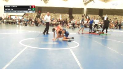 134-H lbs Semifinal - Shane Cowan, Barn Brothers vs Lucus Pai, Manhasset
