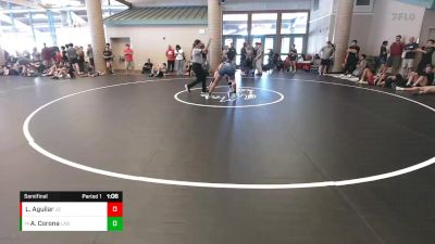 120 lbs Semifinal - Alexandrea Corona, Monache vs Lauren Aguilar, Junipero Serra