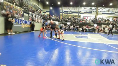 60 lbs Rr Rnd 2 - Lucille Spradling, F-5 Grappling vs Kollyn Locust, Cowboy Wrestling Club