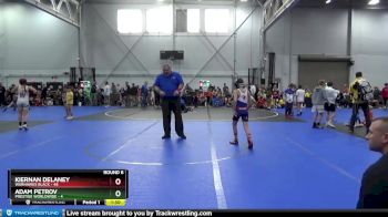 84 lbs Round 6 (8 Team) - Kiernan Delaney, Warhawks Black vs Adam Petrov, Prestige Worldwide