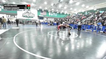 106 lbs Champ. Round 2 - Roldan Martinez, Rio Mesa vs Hernand Sarmiento, Perris