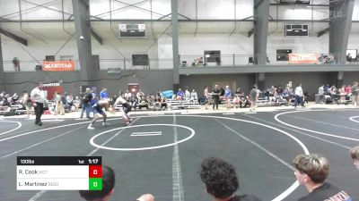 130 lbs Final - Raiden Cook, Victory Wrestling-Central WA vs Lucas Martinez, Regulators Wrestling Club