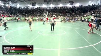 138 lbs Champ. Round 1 - Gunner Butt, New Palestine vs Dillan Engel, Milan