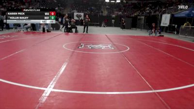 285 lbs Cons. Semi - Kaiden Peck, Weiser vs Kollin Bailey, Rocky Mountain