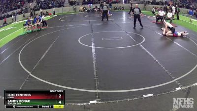 190 lbs Semifinal - Sammy Bonar, Boulder City vs Luke Fentress, Lowry