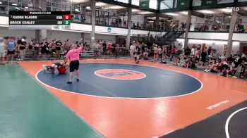 146-149 lbs Quarterfinal - Kaden Blades, Benton High School vs Brock Conley, Fairmont