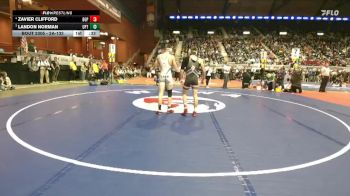 2A-132 lbs Cons. Semi - Zavier Clifford, Big Piney vs Landon Norman, Upton