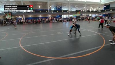 135 lbs 3rd Place Match - Zahabia Badru, Beat The Streets-Chicago vs Isabela Jordan, Unattached