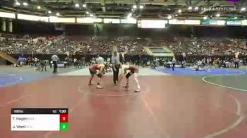 160 lbs Round Of 64 - Tyler Hagen, Creekside Titans vs John Ward, Spring Klein Wrestling Club