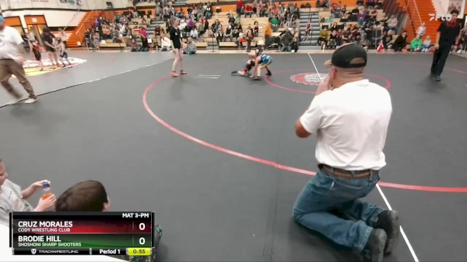 63 lbs Quarterfinal Cruz Morales Cody Wrestling Club vs Brodie Hill Shoshoni Sharp Shooters