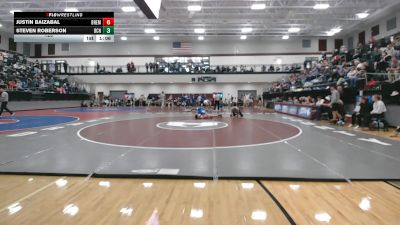 126 lbs Conso Quarters - Steven Roberson, Brantley County HS vs Justin Baizabal, Bremen