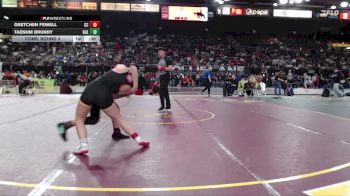 125 lbs Cons. Round 3 - Gretchen Fewell, Crook County vs Taenum Brundy, Blackfoot