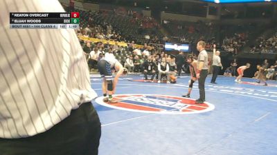 144 Class 4 lbs Champ. Round 1 - Keaton Overcast, Republic vs Elijah Woods, Seckman