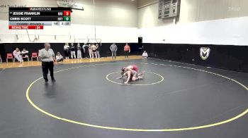 157 lbs Champ. Round 2 - Jessie Franklin, Wabash vs Chris Scott, Indiana Tech