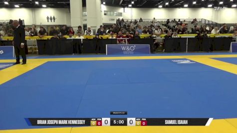 Samuel Isaiah vs Brian Joseph Mark Hennessey 2025 World IBJJF Jiu-Jitsu No-Gi Championship