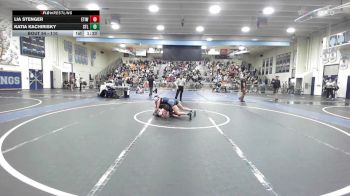 110 lbs Champ. Round 1 - Lia Stenger, Etiwanda vs Katia Kachirisky, St. Lucy`s