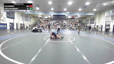 110 lbs Champ. Round 1 - Lia Stenger, Etiwanda vs Katia Kachirisky, St. Lucy`s