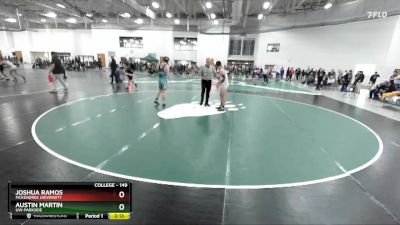 149 lbs Cons. Round 1 - Austin Martin, UW-Parkside vs Joshua Ramos, McKendree University