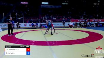 74kg Cons. Semi - Mohamed Hozayen, Montreal NTC / Montreal WC vs Bobby Narwal, Brock WC