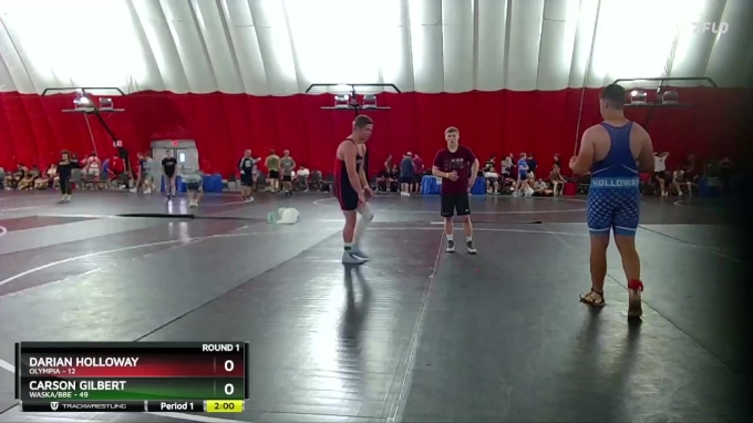 215 lbs Round 1 (6 Team) - Carson Gilbert, Waska/BBE vs Darian Holloway ...