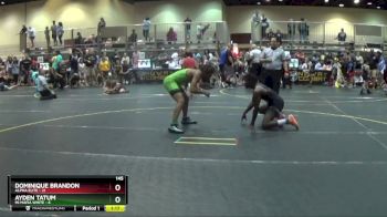 145 lbs Round 3 (6 Team) - Dominique Brandon, Alpha Elite vs Ayden Tatum, Mi Mafia White
