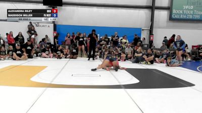 71 lbs Rr Rnd 5 - Alexandra Riley, Ohio Outcasts - W vs Maddison Miller, PA West Yellow - W