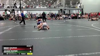 126 lbs Round 7 (8 Team) - Brody Coleman, Bearcats vs George McAteer, New England Gold