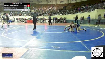 72 lbs Rr Rnd 3 - Jewels Mcclendon, Poteau vs Primley Bunting, Altus JH