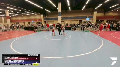 59 lbs Quarterfinal - Wyatt Samra, Fitness Fight Factory Wrestling Club vs Nicholas Lupardus, All American Wrestling Club